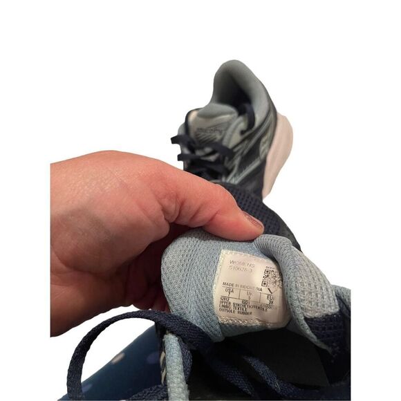 Saucony Cohesion Women's Blue Gray Lace Up Athletic Running Sneakers Size 7 - Picture 8 of 10